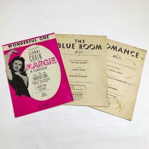 Sheet Masic Set of 3 Wonderful One The Blue Room Romance The Desert Song